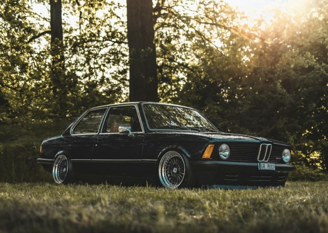 Black classic BMW 3 Series